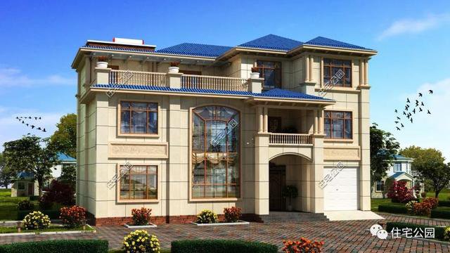 帶車庫農(nóng)村自建房子戶型和外觀圖片大全，讓你一次看個(gè)夠