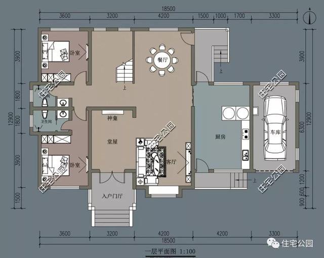 帶車庫農(nóng)村自建房子戶型和外觀圖片大全，讓你一次看個(gè)夠