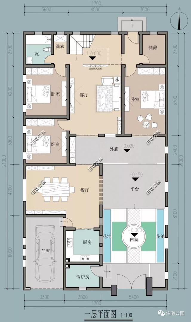 帶車庫農(nóng)村自建房子戶型和外觀圖片大全，讓你一次看個(gè)夠