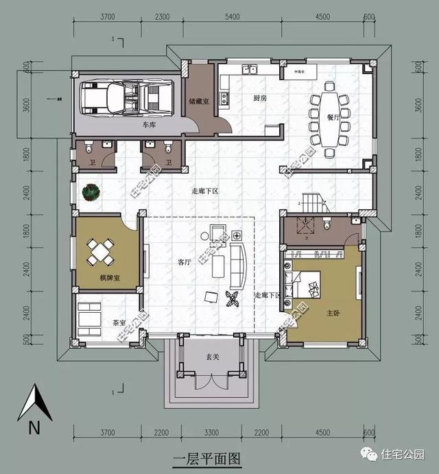帶車庫農(nóng)村自建房子戶型和外觀圖片大全，讓你一次看個(gè)夠