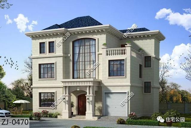 帶車庫農(nóng)村自建房子戶型和外觀圖片大全，讓你一次看個(gè)夠