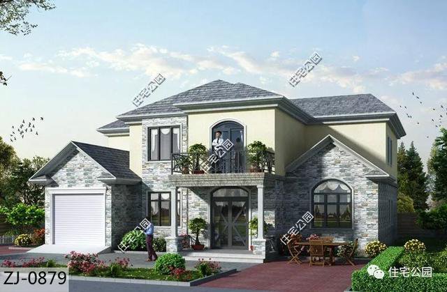 帶車庫農(nóng)村自建房子戶型和外觀圖片大全，讓你一次看個(gè)夠