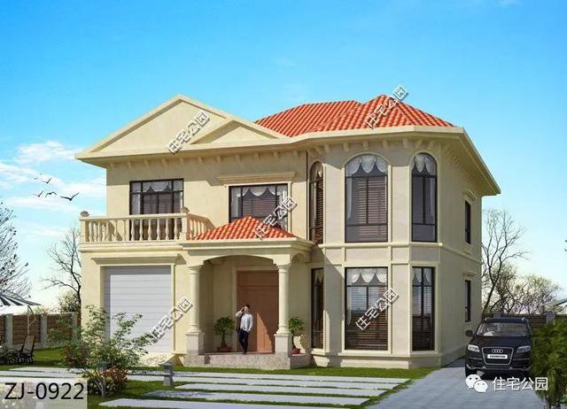 帶車庫農(nóng)村自建房子戶型和外觀圖片大全，讓你一次看個(gè)夠