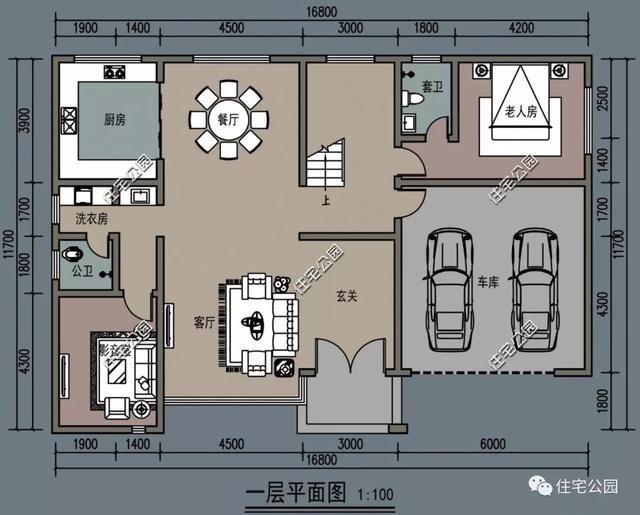 帶車庫農(nóng)村自建房子戶型和外觀圖片大全，讓你一次看個(gè)夠