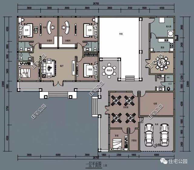 帶車庫農(nóng)村自建房子戶型和外觀圖片大全，讓你一次看個(gè)夠