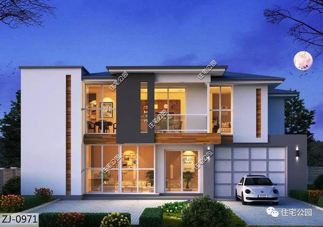 帶車庫農(nóng)村自建房子戶型和外觀圖片大全，讓你一次看個(gè)夠