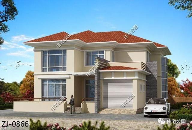 帶車庫農(nóng)村自建房子戶型和外觀圖片大全，讓你一次看個(gè)夠