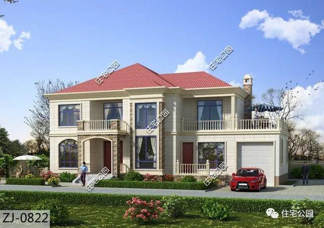 帶車庫農(nóng)村自建房子戶型和外觀圖片大全，讓你一次看個(gè)夠