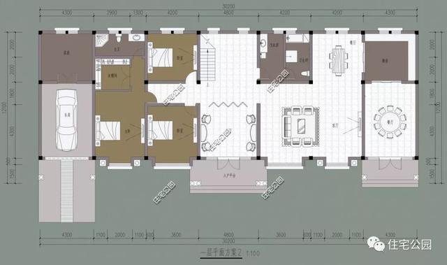 帶車庫農(nóng)村自建房子戶型和外觀圖片大全，讓你一次看個(gè)夠