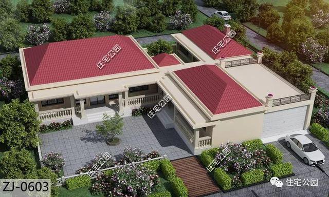 帶車庫農(nóng)村自建房子戶型和外觀圖片大全，讓你一次看個(gè)夠