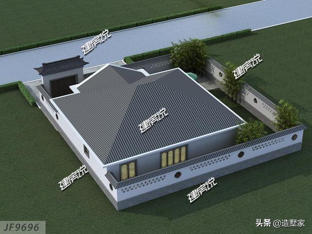 帶庭院的一層小別墅住宅設(shè)計(jì)，完工圖美爆了，只要19萬