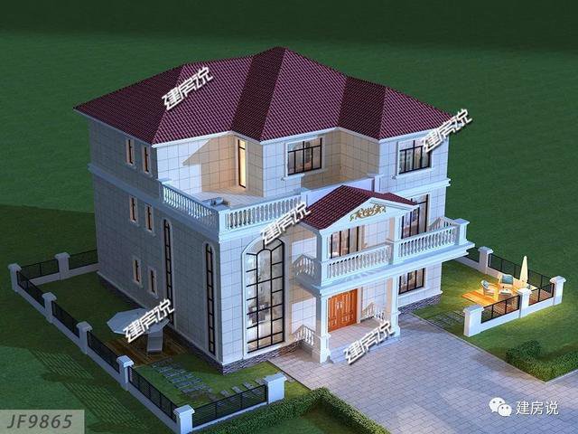 豪華歐式別墅三層民宅設(shè)計(jì)戶(hù)型圖，酒窖/ktv/電梯都有