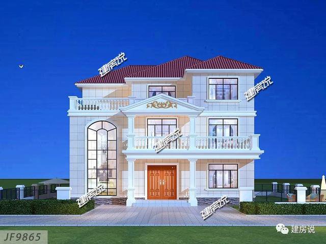 豪華歐式別墅三層民宅設(shè)計(jì)戶(hù)型圖，酒窖/ktv/電梯都有