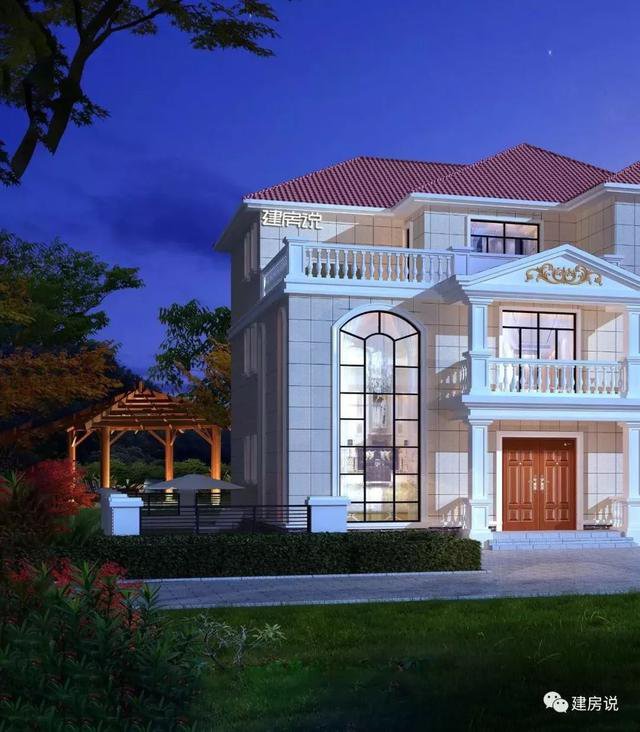 豪華歐式別墅三層民宅設(shè)計(jì)戶(hù)型圖，酒窖/ktv/電梯都有