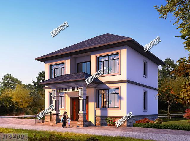 3套120平上下的農(nóng)村房子民宅設計圖，一二層的都有