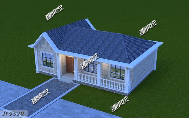 3套120平上下的農(nóng)村房子民宅設計圖，一二層的都有