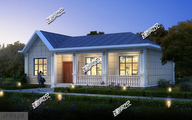 3套120平上下的農(nóng)村房子民宅設計圖，一二層的都有