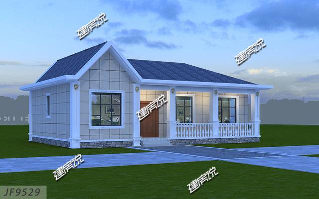 3套120平上下的農(nóng)村房子民宅設計圖，一二層的都有