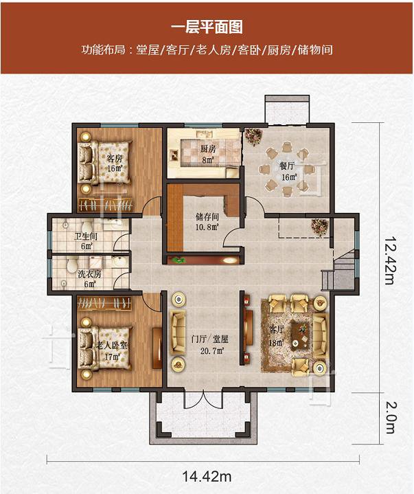 歐羅巴風(fēng)格二層別墅設(shè)計戶型方案圖，看完才知道為什么都去農(nóng)村自建房