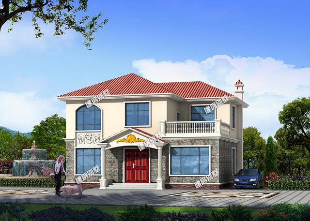 2棟主體造價24萬的新農村住宅戶型圖，見過的人都喜歡