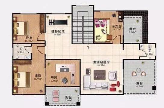 4款風(fēng)格不同的農(nóng)村民宅戶型圖，你更喜歡什么風(fēng)格？