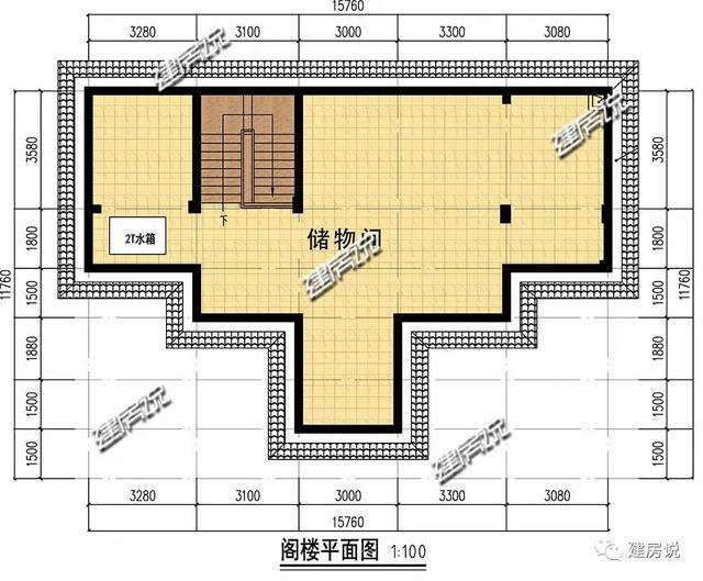 開間16米進深12歐式高端三層住宅戶型圖，看到的人都羨慕