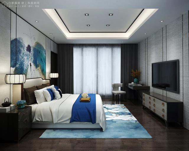 帶中式小院的農村住宅戶型圖，住進去肯定很愜意