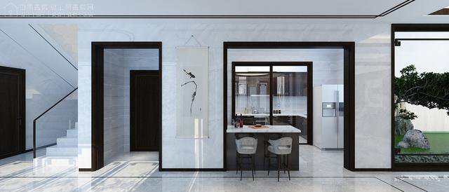 帶中式小院的農村住宅戶型圖，住進去肯定很愜意