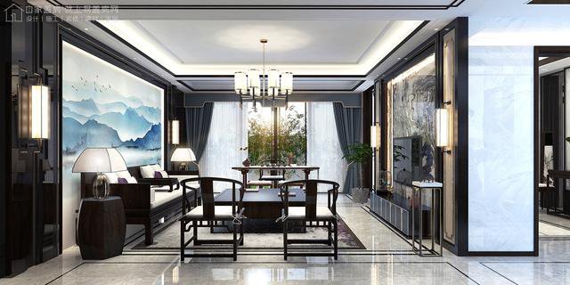 帶中式小院的農村住宅戶型圖，住進去肯定很愜意