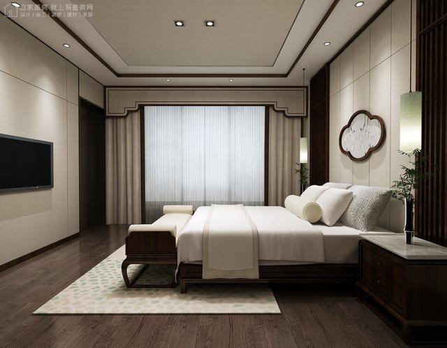 帶中式小院的農村住宅戶型圖，住進去肯定很愜意