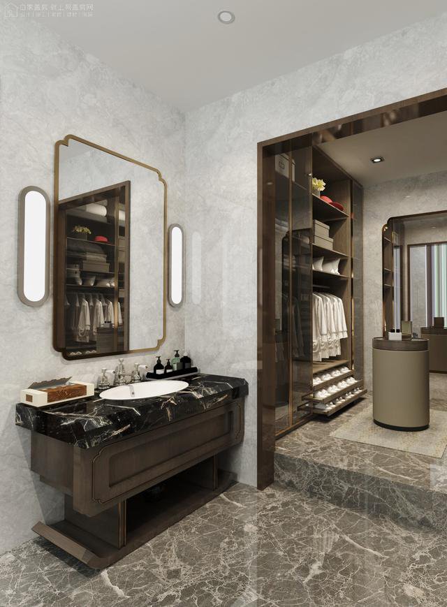 帶中式小院的農村住宅戶型圖，住進去肯定很愜意