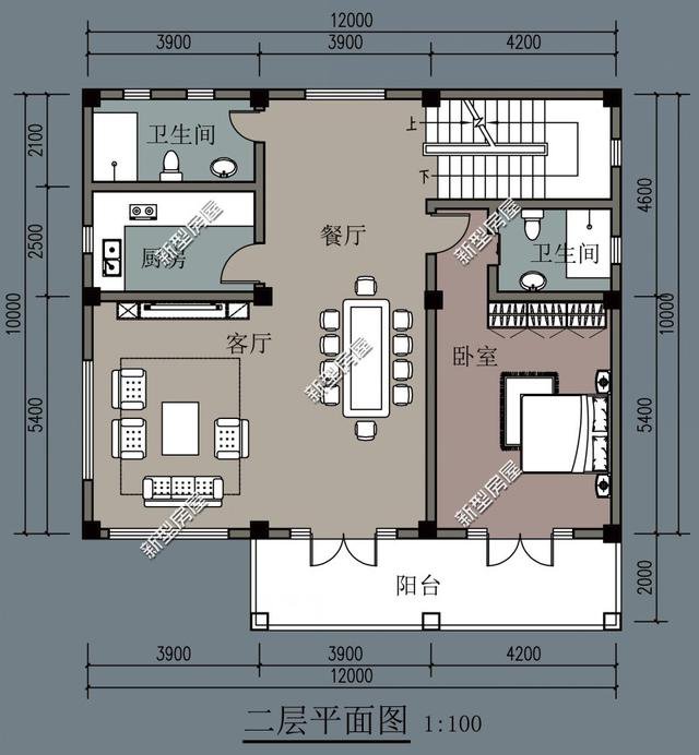 新農(nóng)村臨街自建房戶型，帶商鋪的別墅設(shè)計更實(shí)用