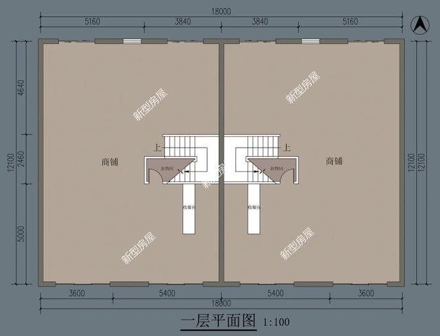 新農(nóng)村臨街自建房戶型，帶商鋪的別墅設(shè)計更實(shí)用