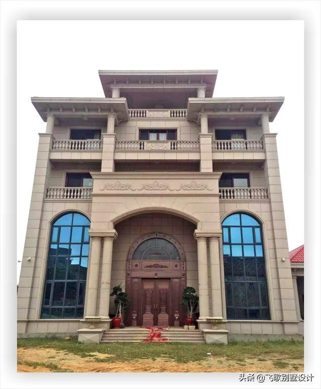 幾十款純歐式別墅完工實(shí)景圖照片，每一款都豪華高端