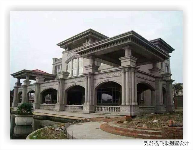 幾十款純歐式別墅完工實(shí)景圖照片，每一款都豪華高端