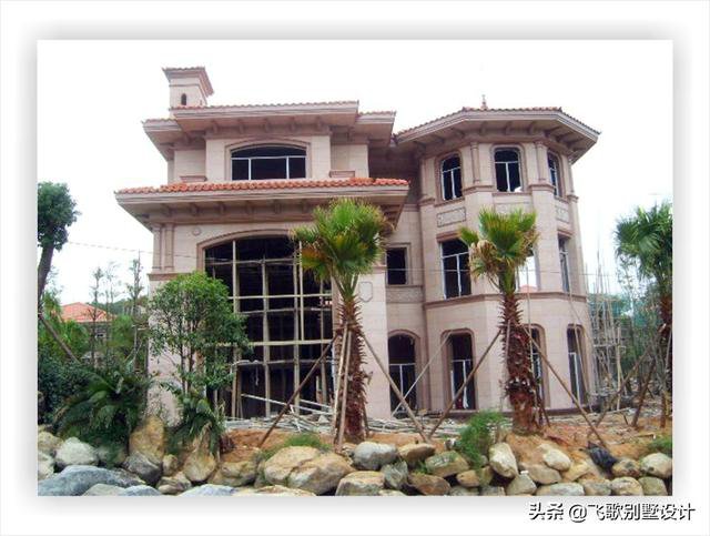 幾十款純歐式別墅完工實(shí)景圖照片，每一款都豪華高端