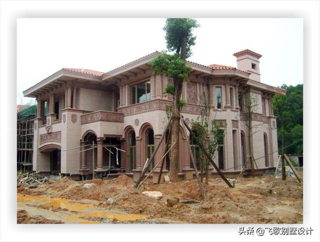 幾十款純歐式別墅完工實(shí)景圖照片，每一款都豪華高端