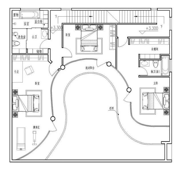 4套帶小院子的農村住宅戶型圖，2款傳統(tǒng)，2款時尚