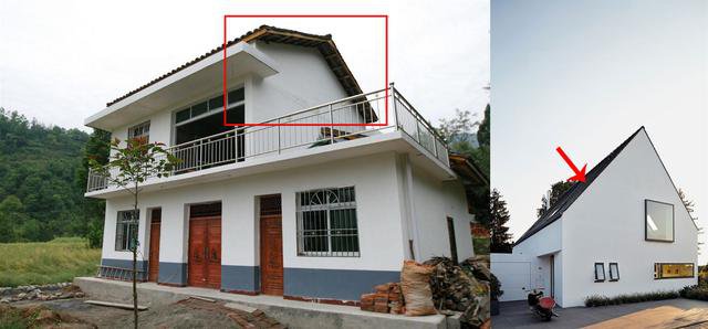 國外屋頂下沉式的農(nóng)村自建房，超薄，好看時尚