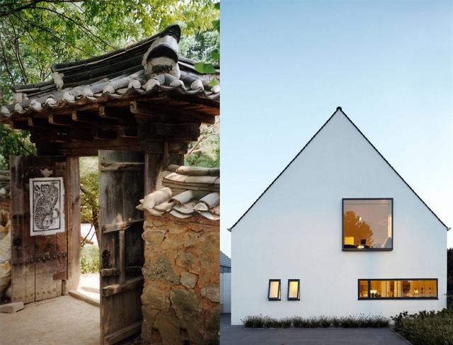 國外屋頂下沉式的農(nóng)村自建房，超薄，好看時尚