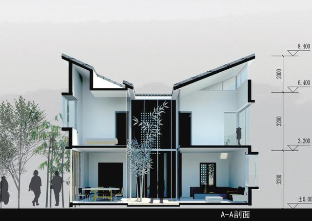 浙江地區(qū)科學實用的農(nóng)村自建房戶型設計，帶小院子