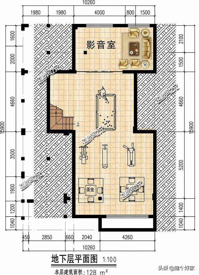 現(xiàn)代平屋頂設(shè)計(jì)三層樓房子戶型圖，預(yù)算36萬(wàn)