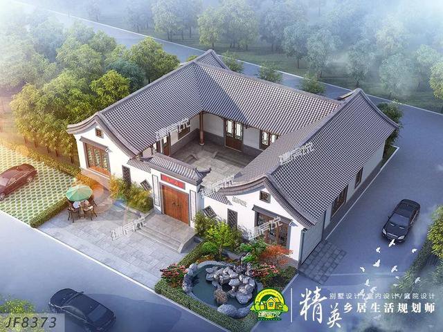 30款中式四合院效果圖外觀圖片大全，可私人定制圖紙