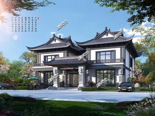 30款中式四合院效果圖外觀圖片大全，可私人定制圖紙