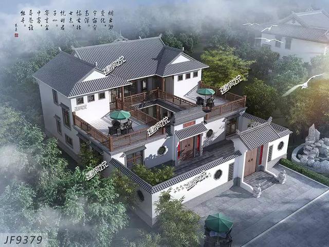 30款中式四合院效果圖外觀圖片大全，可私人定制圖紙