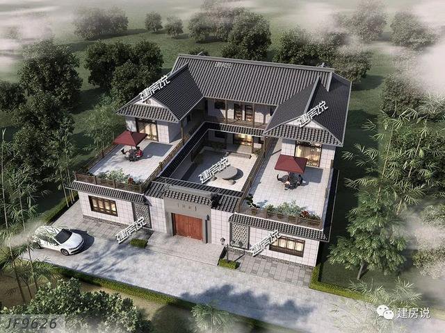 30款中式四合院效果圖外觀圖片大全，可私人定制圖紙