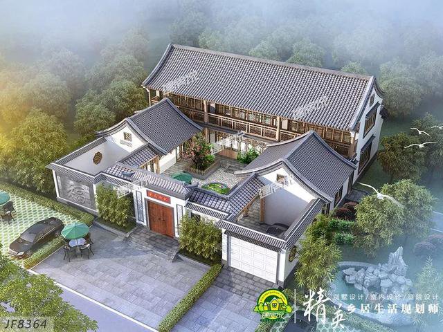 30款中式四合院效果圖外觀圖片大全，可私人定制圖紙