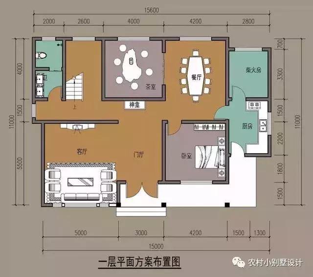16款農(nóng)村兩層住宅鄉(xiāng)墅戶(hù)型圖，顏值比較高