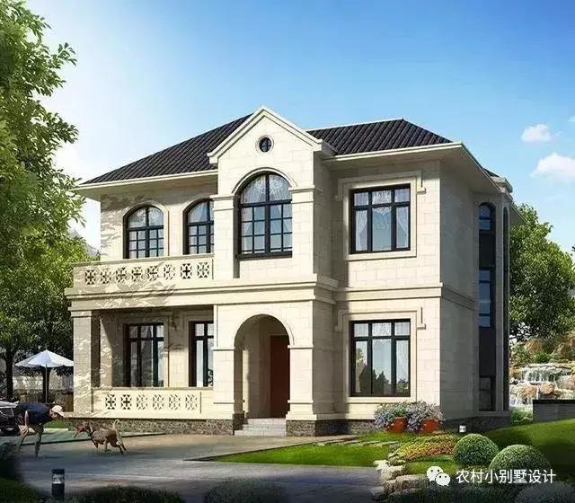 16款農(nóng)村兩層住宅鄉(xiāng)墅戶(hù)型圖，顏值比較高