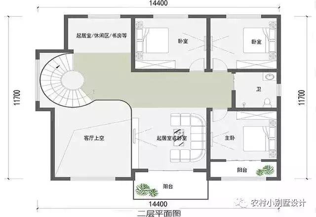 16款農(nóng)村兩層住宅鄉(xiāng)墅戶(hù)型圖，顏值比較高